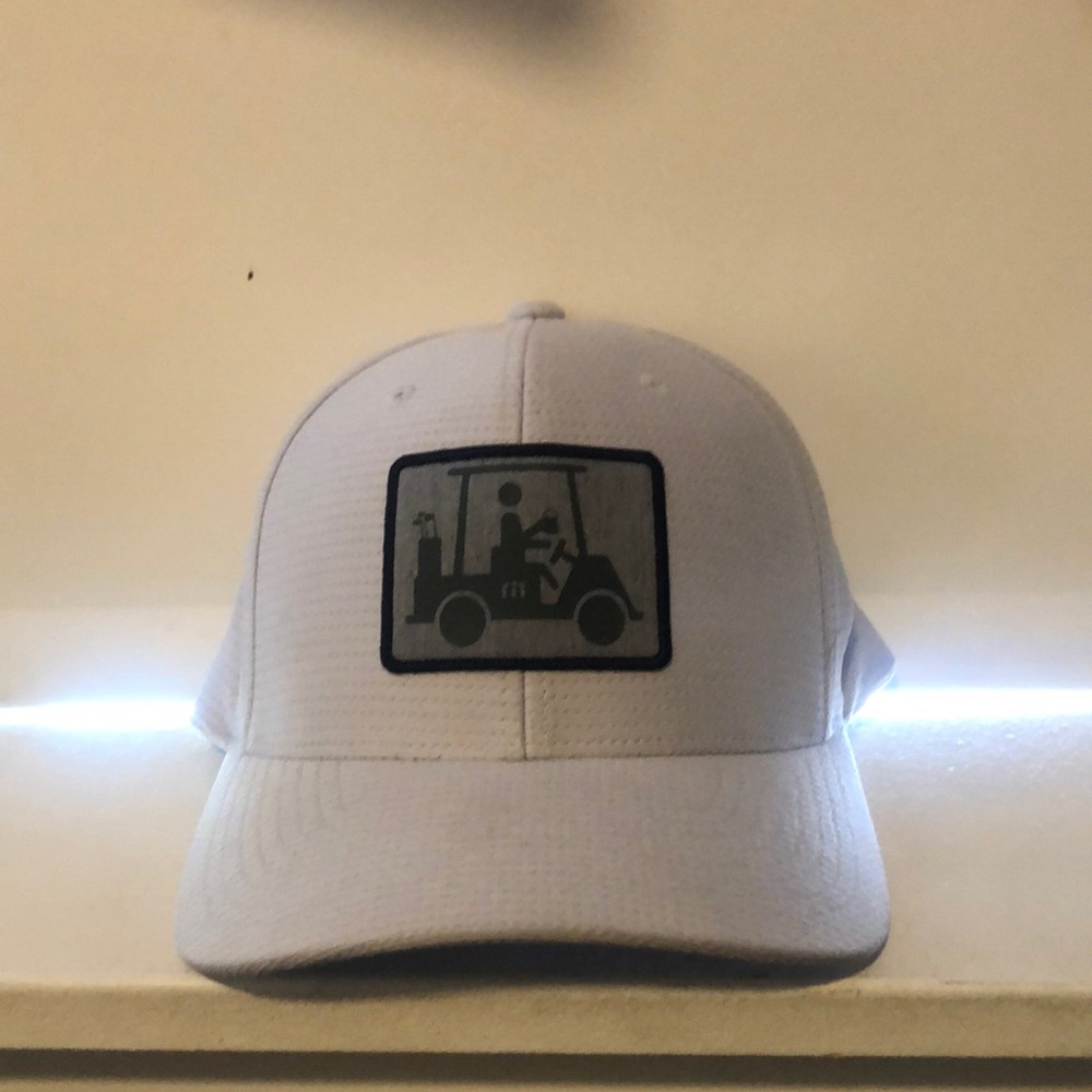 Like New Travis Mathew Gray Adjustable Trucker Hat Worn for photo shoot